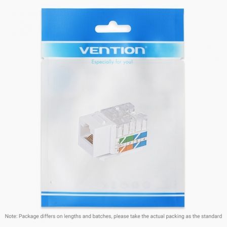 Vention Conector Keystone Jack RJ45 IPFW0 Cat.6 UTP Blanco